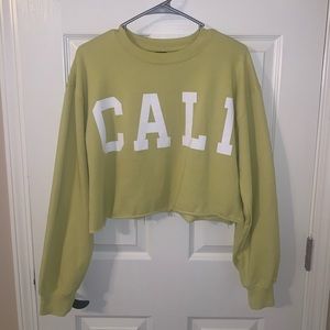 Crop sweater